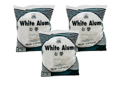 Pure Potassium Alum Lumps Food Grade Pickling Alum Whole Crystal 8oz (Pack of 3)