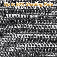 60% Shade Cloth Anti-Aging Sun Mesh UV Resistant Net Sunblock Plant Garden Tarp