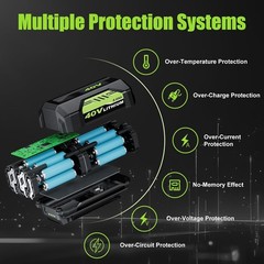 1~6PACK For Ryobi 40V Battery 8.0Ah Lithium OP4050 OP40602 OP40261 OP4060 OP4030