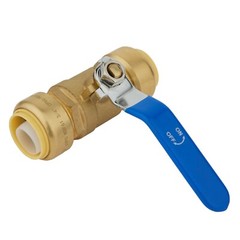 EFIELD 12 PCS 1/2″ PUSH FIT BALL VALVE HOT &COLD WITH CLIP, LEAD FREE