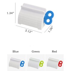US 3-6 Pack Rolling Tube Toothpaste Squeezer Easy Dispenser Seat Holder Stand