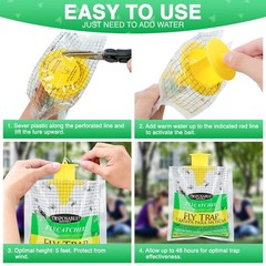 10 pack Outdoor Fly Traps – Disposable, Hanging Outdoor
