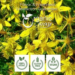 Organic Way St. John’s Wort Cut & Sifted – Organic, Kosher & USDA Certified
