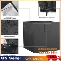 Waterproof Air Conditioner Cover Heavy Duty Central AC Outdoor Protector Square