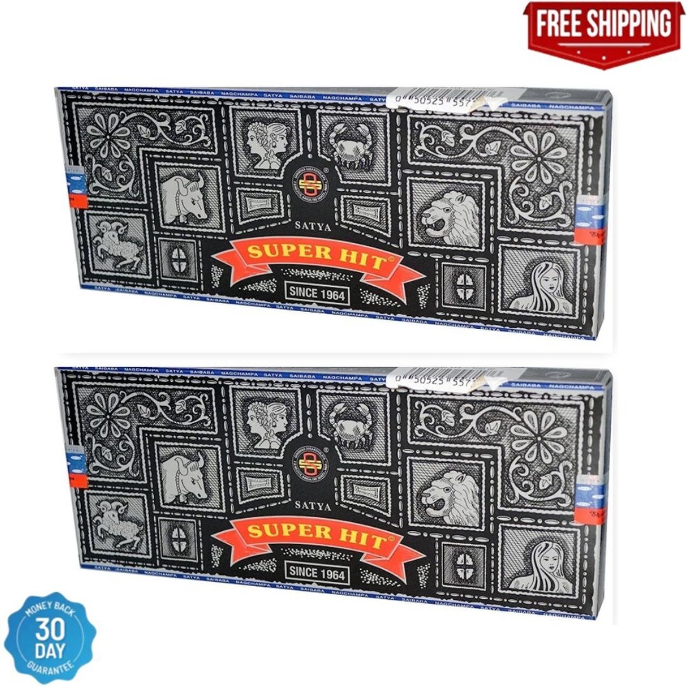 Satya Sai Baba Super Hit Incense Sticks, 100-gram (Pack of 2)