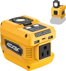 Power Inverter Compatible with Dewalt 20V Battery, DC 20V to AC 110V with LED
