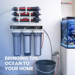 LiquaGen Maestro 7 Stage 150 GPD RO/DI Water Filter System DI Reverse Osmosis