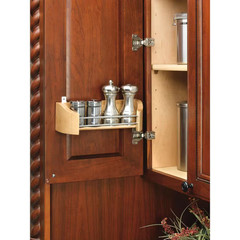 3.63 In. H X 19.75 In. W X 4.25 In. D Single Cabinet Door Mount Wood Storage Tra