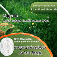 String Trimmer Line .095 0.5 LB Compatible with Ego String Trimmer 095 Weed Eate