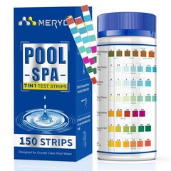 150 Strips 7 Way Pool and Hot Tub Test Strips Water Quality Testing Kit