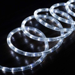 10/25/50/100/150FT Cool White Thick LED Rope Lighting Accent Indoor Outdoor
