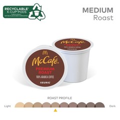 McCafe, Premium Roast Coffee, Keurig Single Serve K-Cup Pods, 96 Count