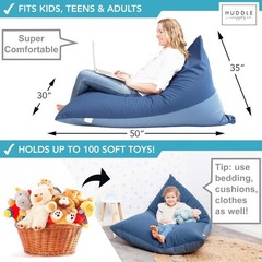Original Stuffed Animal Bean Bag for Storage(No Filler) for Kids Teens & Adults