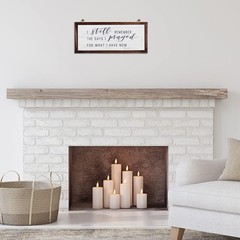 Rustic Vintage Wood Sign – I Still Remember the Days I Prayed – 14 x 6 inches