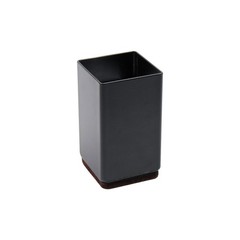 1 1/2 Inch Black Bed Risers Carbon Steel Metal Sofa Square Risers 4 Pack