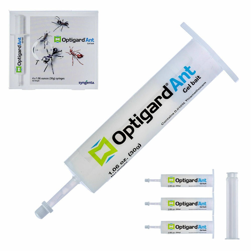 4 Tubes Optigard Ant Bait Gel Pest Control 100% Authentic Authorized By Syngenta
