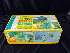 Camco Outdoor Drinking Fountain Bubbler Faucet Any Hose Connect Vtg NOS In Box
