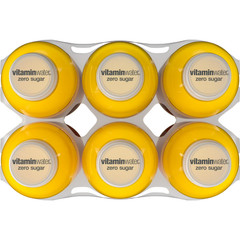 vitaminwater Rise Zero Sugar Orange Flavored Water Beverage, 16.9 fl oz, 6 Pack