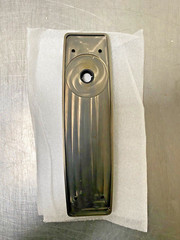 Baldwin ROSE-9.8IN HLF DUMMY 050, R047.050.IDM Single Dummy Rose, Antique Brass