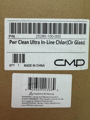 25280-110-000 CMP PowerClean Ultra in-Line Pool Chlorinator /clear glass LidREAD
