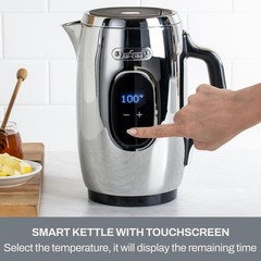 All-Clad 1500W 1.5L Stainless Steel Electric Kettle with Digital LCD & Keep Warm
