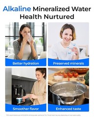 Waterdrop G5P500A Alkaline Mineral pH+ Reverse Osmosis Water Filter, Reduces TDS