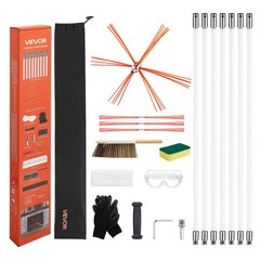 VEVOR Chimney Sweep Kit Chimney Brush for Square Arch Rectangle Chimneys