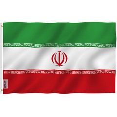 Anley Fly Breeze 3×5 Feet Iran Flag – Islamic Republic of Iran Flags Polyester