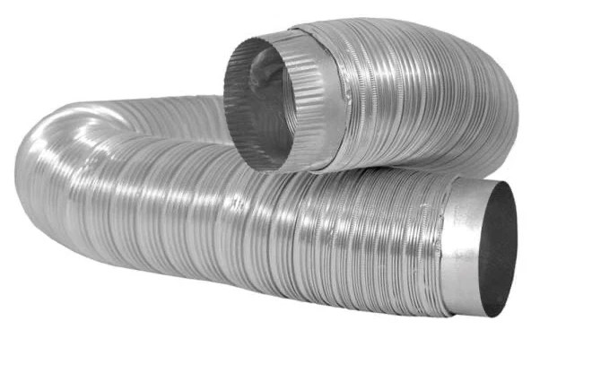Everbilt 4.4 in. W x 4.4 in. H x 24.55 in. L Heavy Duty Aluminum Duct