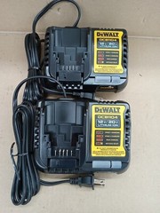 Dewalt DCB1104, 12V/20V Lithium Ion Battery Charger (Lot of 2), New Genuine OEM