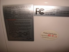 2.5 Gallon Hot Water Heater Under Sink Counter 110v 120v Electric Tank(B170)