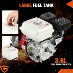 7HP 212cc Gas Engine For Honda GX160, 4 Stroke OHV Air Cooled Horizontal Shaft
