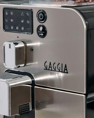 Italian- made Gaggia Brera Fully Super-Automatic Espresso Machine in Black