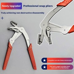 Car Clip Removal Pliers Steel Spring Loaded Fastener Remover Tool for Auto Trim