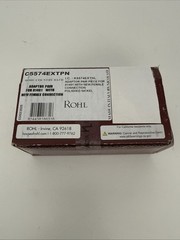 Rohl C5574EXTPN Union Adaptor Pair For A1401 w/new Female Conne -Polished Nickel