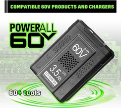 1X 60V 3.5Ah for Greenworks Pro 60V Max Li-Ion Battery LB60A00 LB60A02 LB60A03