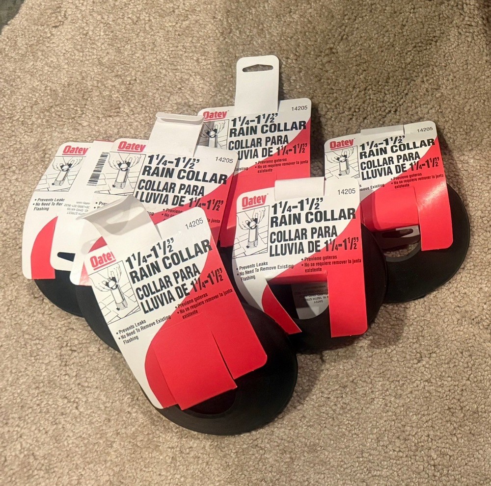 Oatey 1-1/4″in – 1-1/2″in Roof Mast Flashing Rain Collar
