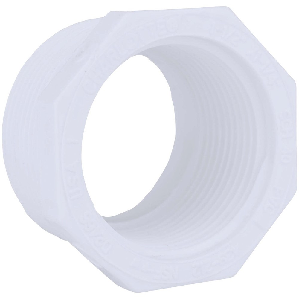 Charlotte Pipe 1-1/2 In. MPT x 1-1/4 In. FPT Schedule 40 PVC Bushing Charlotte