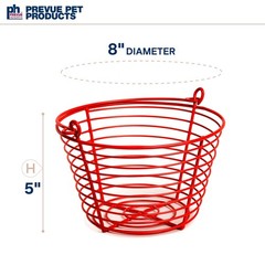 Prevue Pet Products 7.88 Inch Red Egg Basket 468