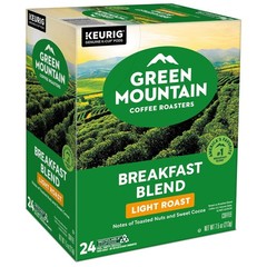 Green Mountain Coffee Breakfast Blend, Keurig K-Cup Pod, Light Roast, 96 Count
