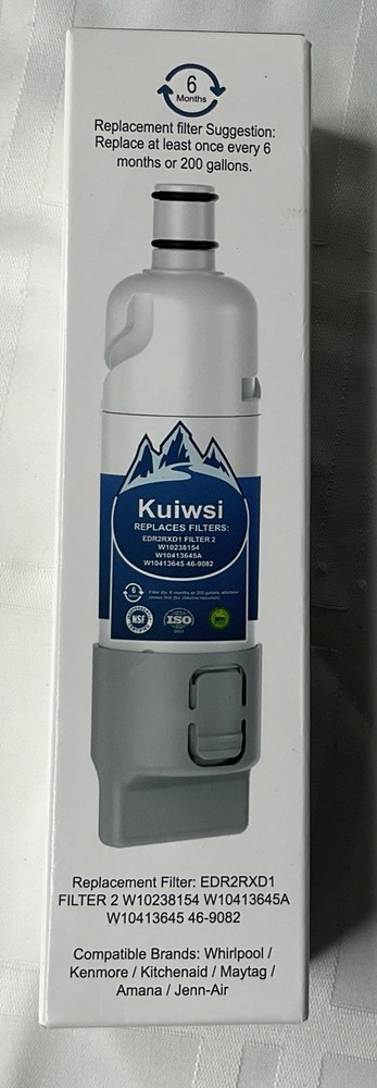 Kuiwsi EDR2RXD1 W10413645a Filter2 Ice & Water Filter Cartridge New