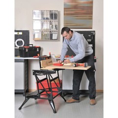 BLACK+DECKER Portable Workbench, Project Center And Vise – WM425-A