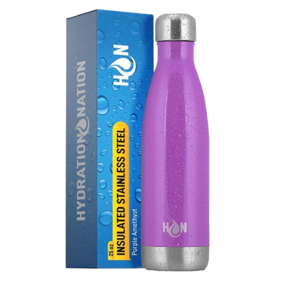 17oz, 25oz, 34oz Stainless Steel Water Bottle – Insulated & Leak-Proof