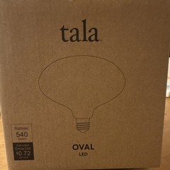 Tala OVAL Oval LED Lamp Bulb 6W 2700K 120V MPN OVAL-6W-2700K-E