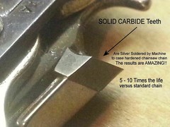 *SOLID CARBIDE* Chainsaw Chain Fits Stihl MS 250 18″ Bar – 23 RM3 68 – 26 RM3 68