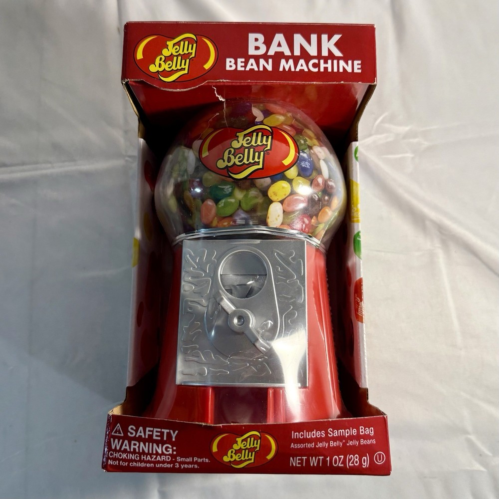 New Jelly Belly Bank Bean Machine with Sample Bag of Jelly Beans – Sept 2026