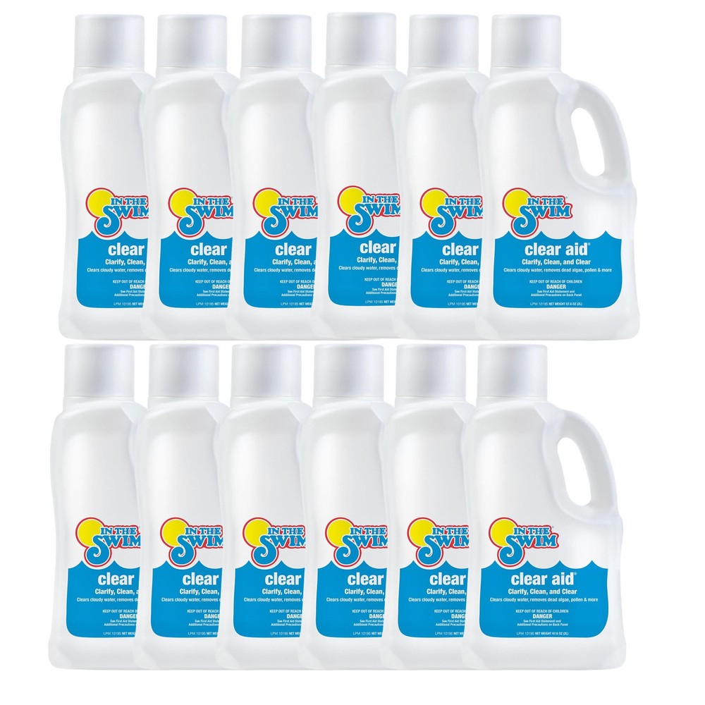 In The Swim – Clear Aid Pool Water Clarifier – Simplifies Pool Maintenance &