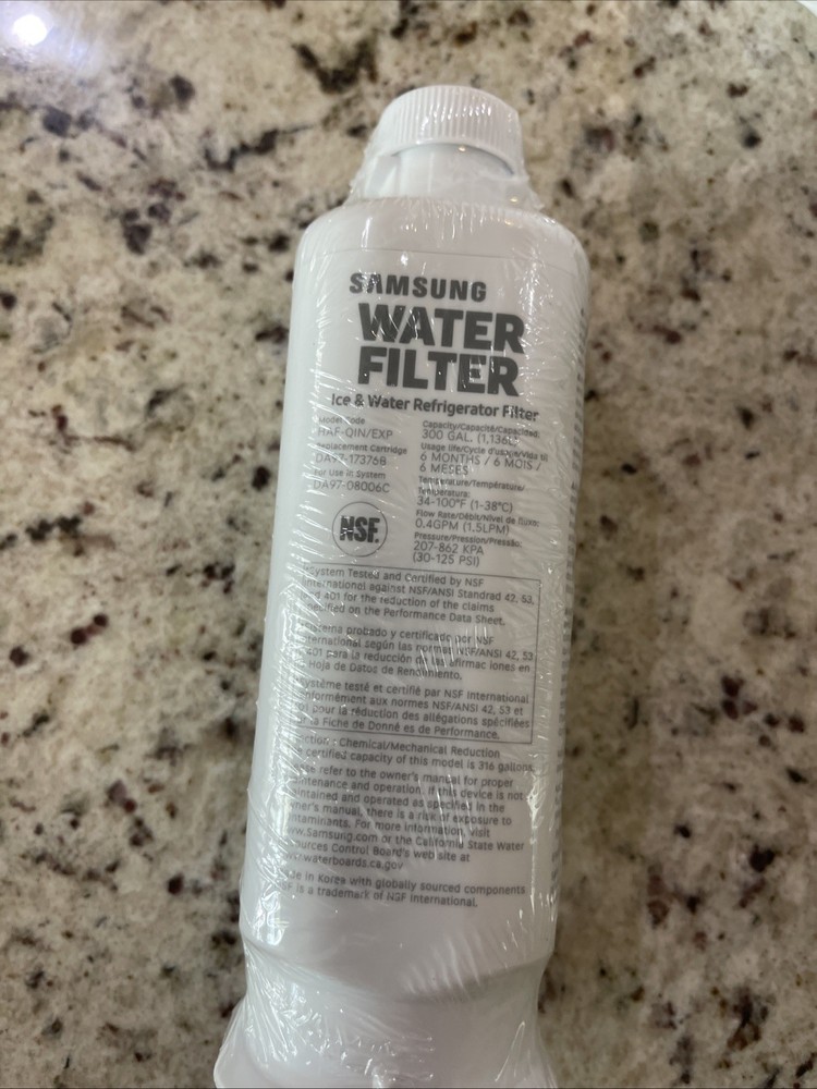 Samsung DA97-17376B HAF-QIN/EXP REFRIGERATOR Water Filter