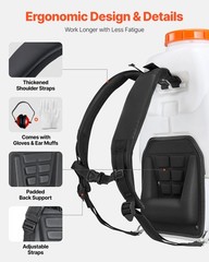VEVOR Gas Powered Backpack Sprayer 26.5CC 0.9HP Engine 6.5 Gallon Garden Sprayer