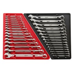 Combination SAE and Metric Wrench Mech Tool Set (30-Piece) AUTHORIZED USA DEALER